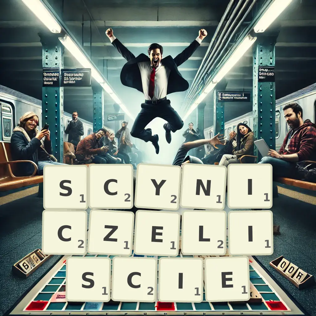 Słowa z liter SCYNICZELIŚCIE