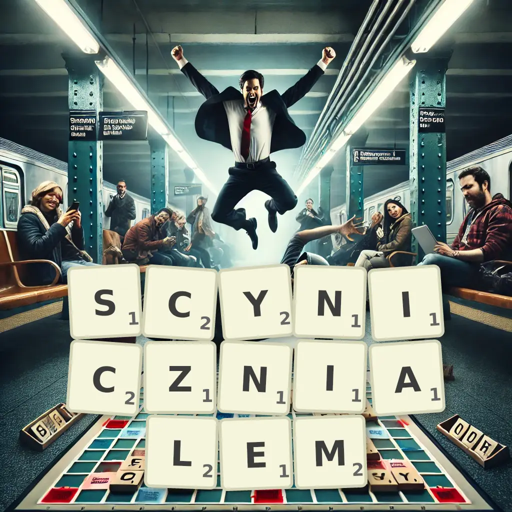 Słowa z liter SCYNICZNIAŁEM