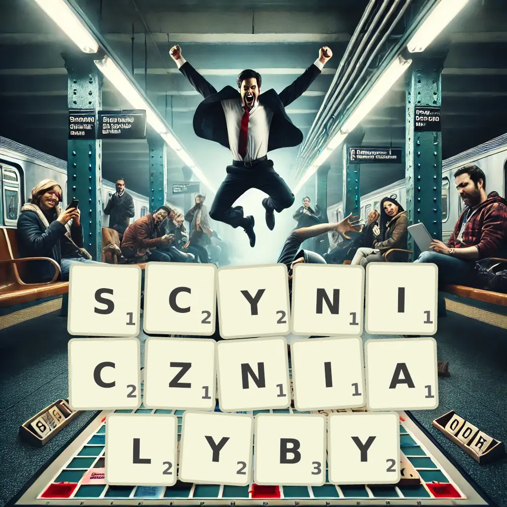 Słowa z liter SCYNICZNIAŁYBY