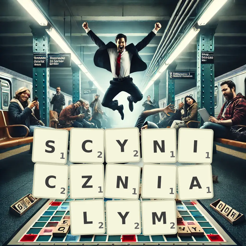 Słowa z liter SCYNICZNIAŁYM