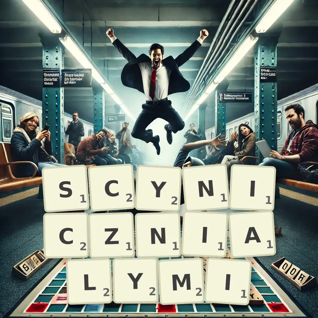 Słowa z liter SCYNICZNIAŁYMI