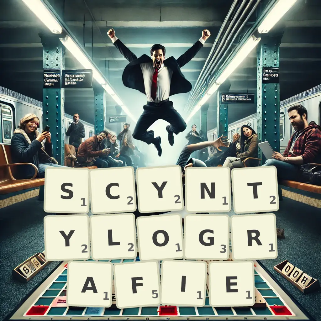 Słowa z liter SCYNTYLOGRAFIE