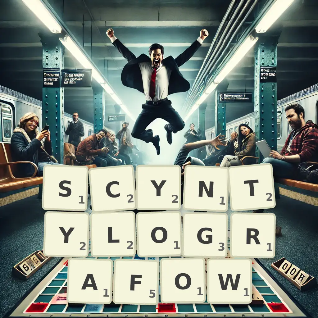 Słowa z liter SCYNTYLOGRAFÓW