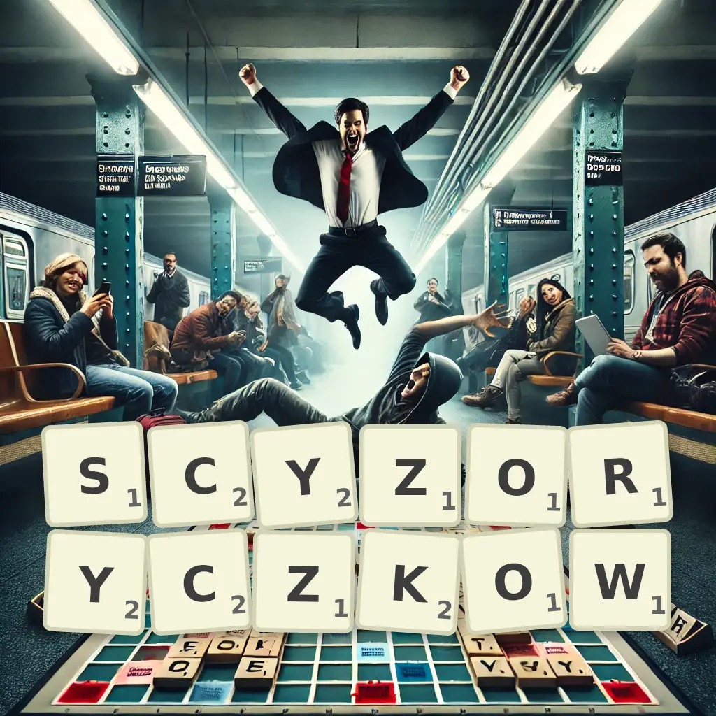 Słowa z liter SCYZORYCZKÓW