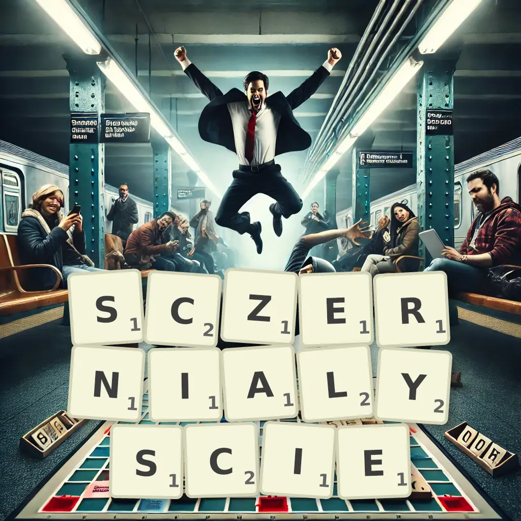 Słowa z liter SCZERNIAŁYŚCIE