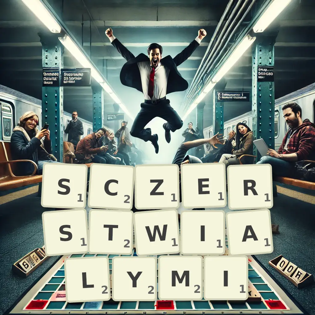 Słowa z liter SCZERSTWIAŁYMI