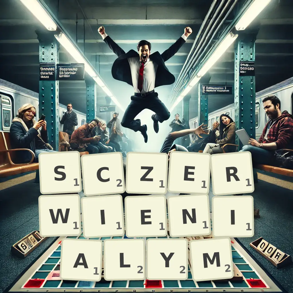Słowa z liter SCZERWIENIAŁYM