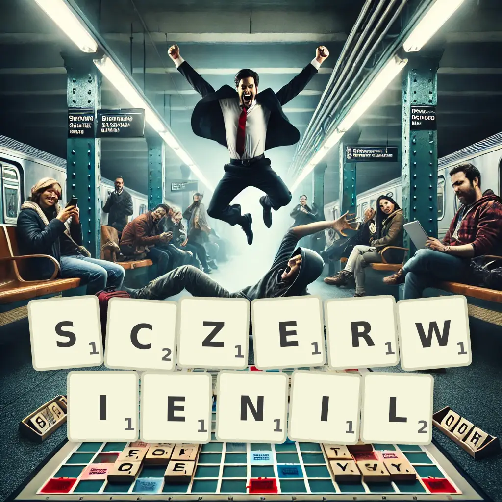 Słowa z liter SCZERWIENIŁ