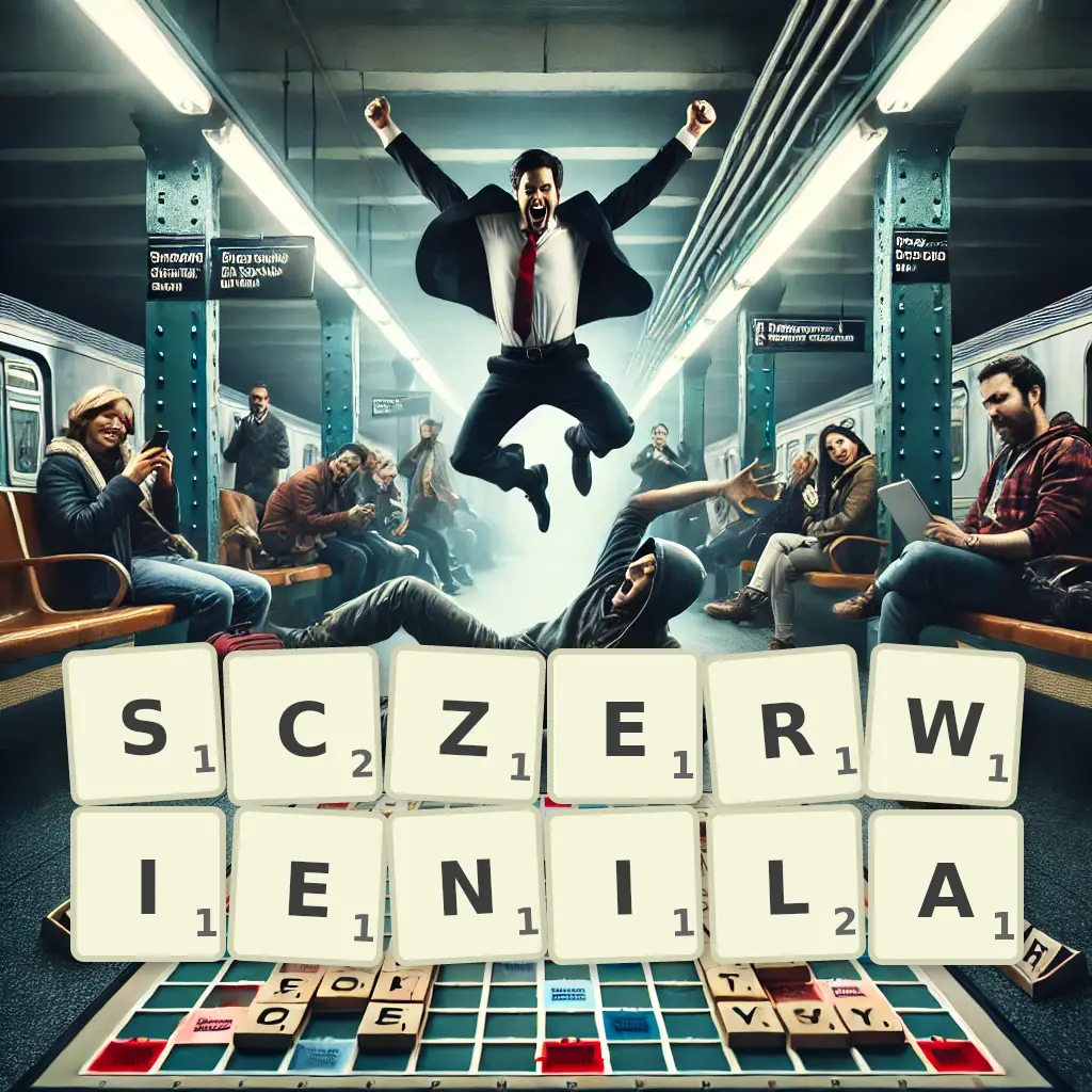 Słowa z liter SCZERWIENIŁA