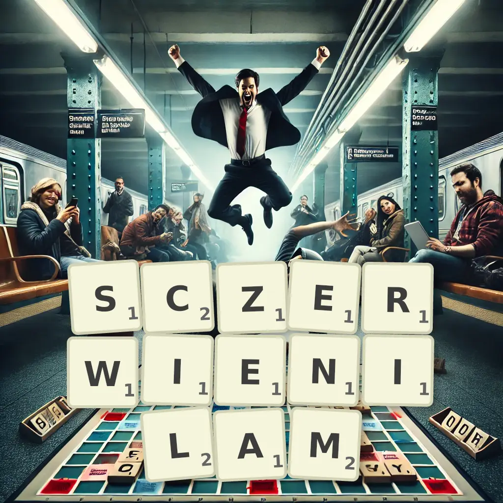 Słowa z liter SCZERWIENIŁAM