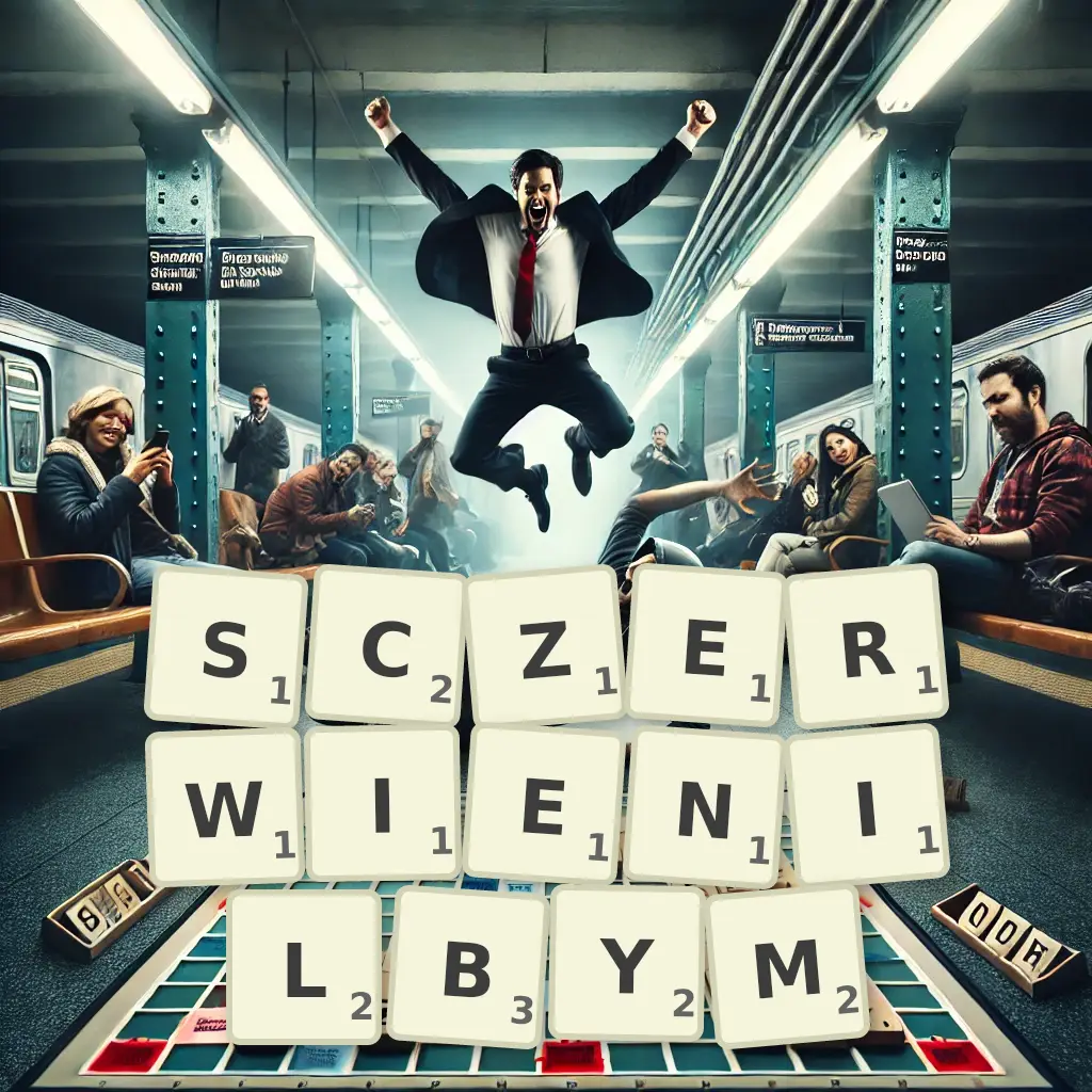 Słowa z liter SCZERWIENIŁBYM