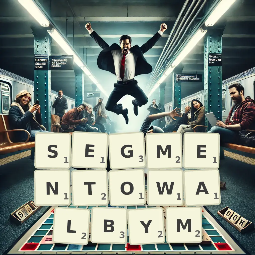 Słowa z liter SEGMENTOWAŁBYM