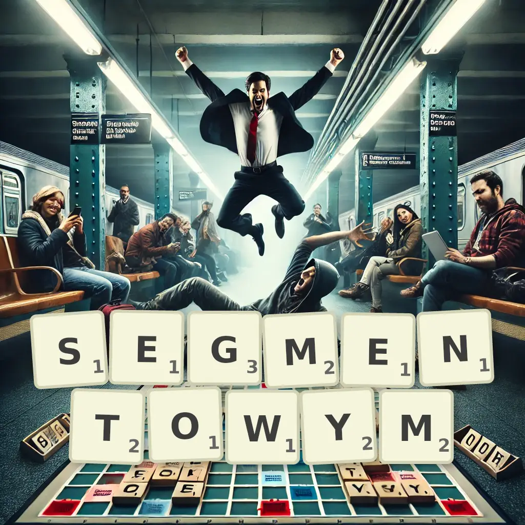 Słowa z liter SEGMENTOWYM