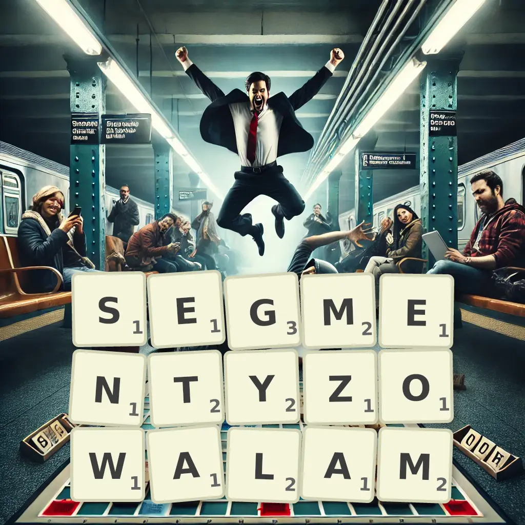 Słowa z liter SEGMENTYZOWAŁAM