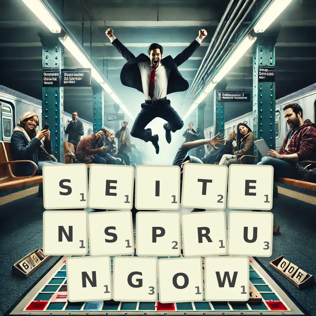 Słowa z liter SEITENSPRUNGÓW