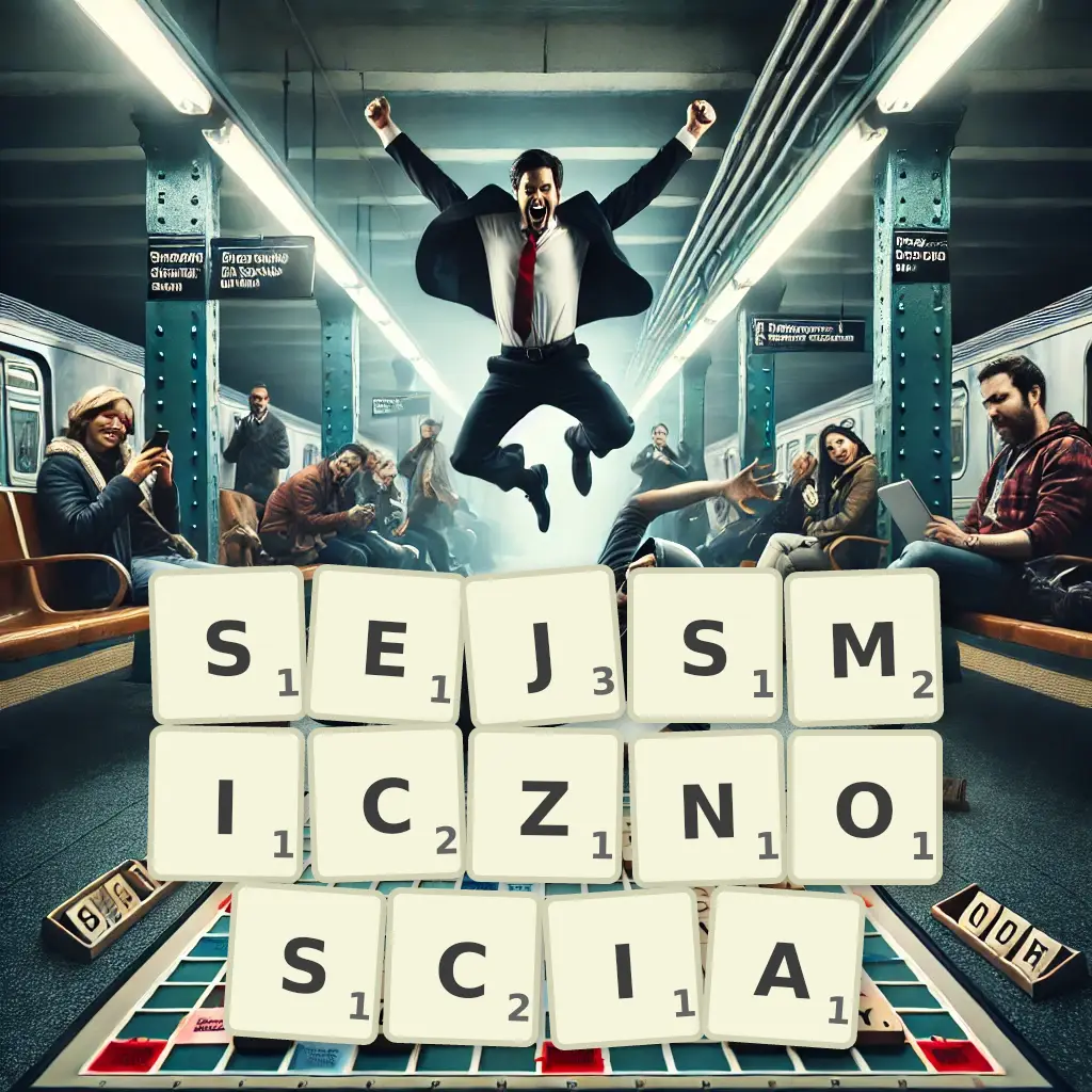 Słowa z liter SEJSMICZNOŚCIĄ