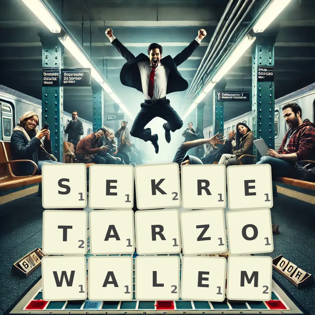 Słowa z liter SEKRETARZOWAŁEM