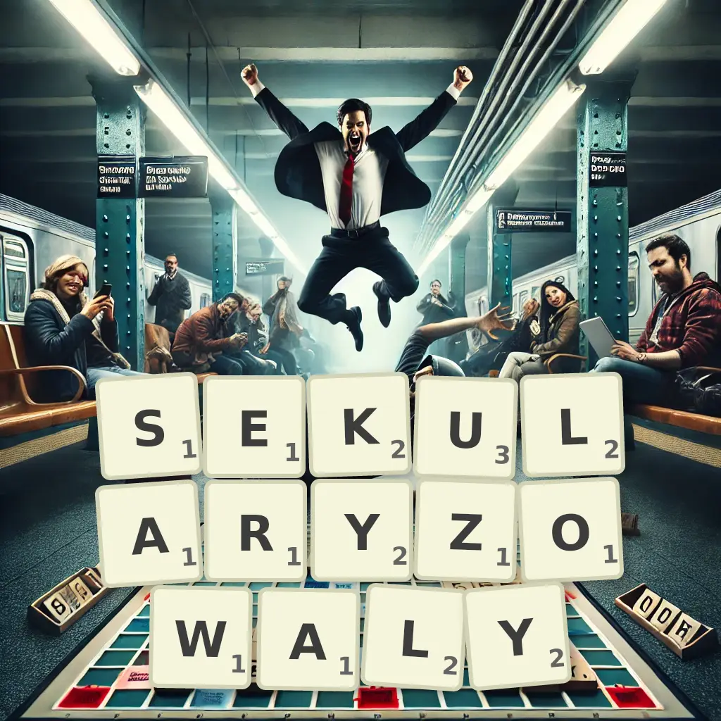 Słowa z liter SEKULARYZOWAŁY