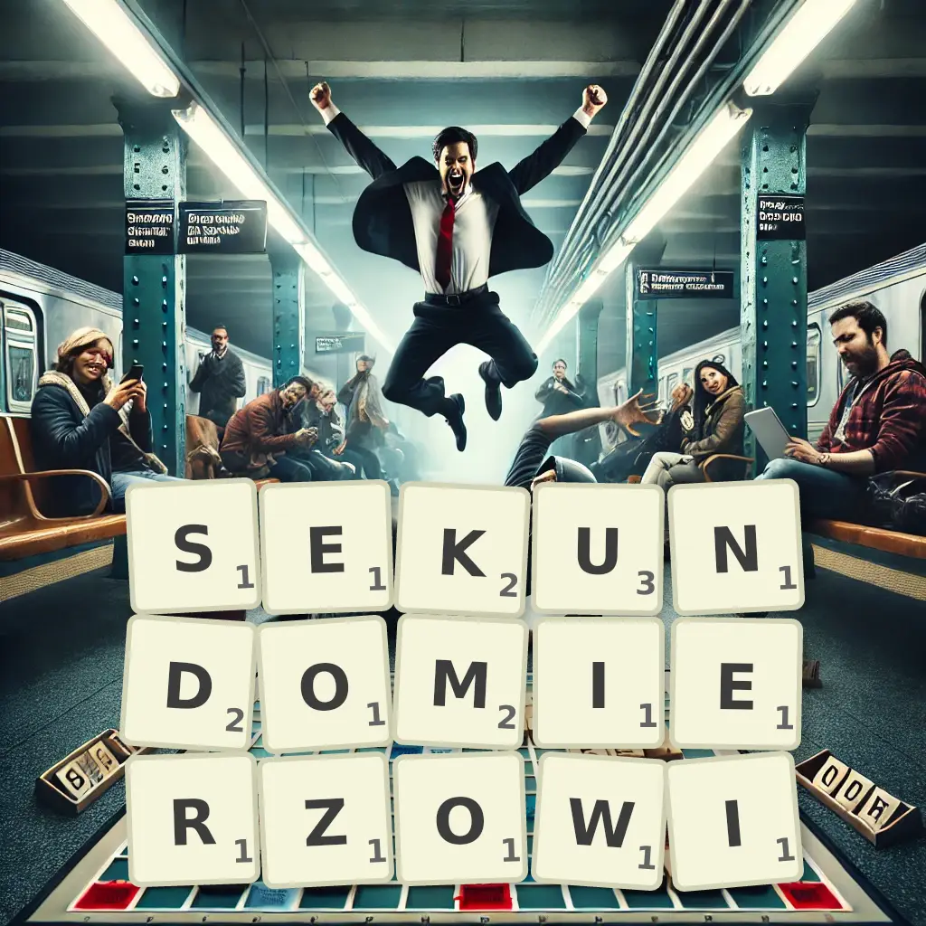 Słowa z liter SEKUNDOMIERZOWI