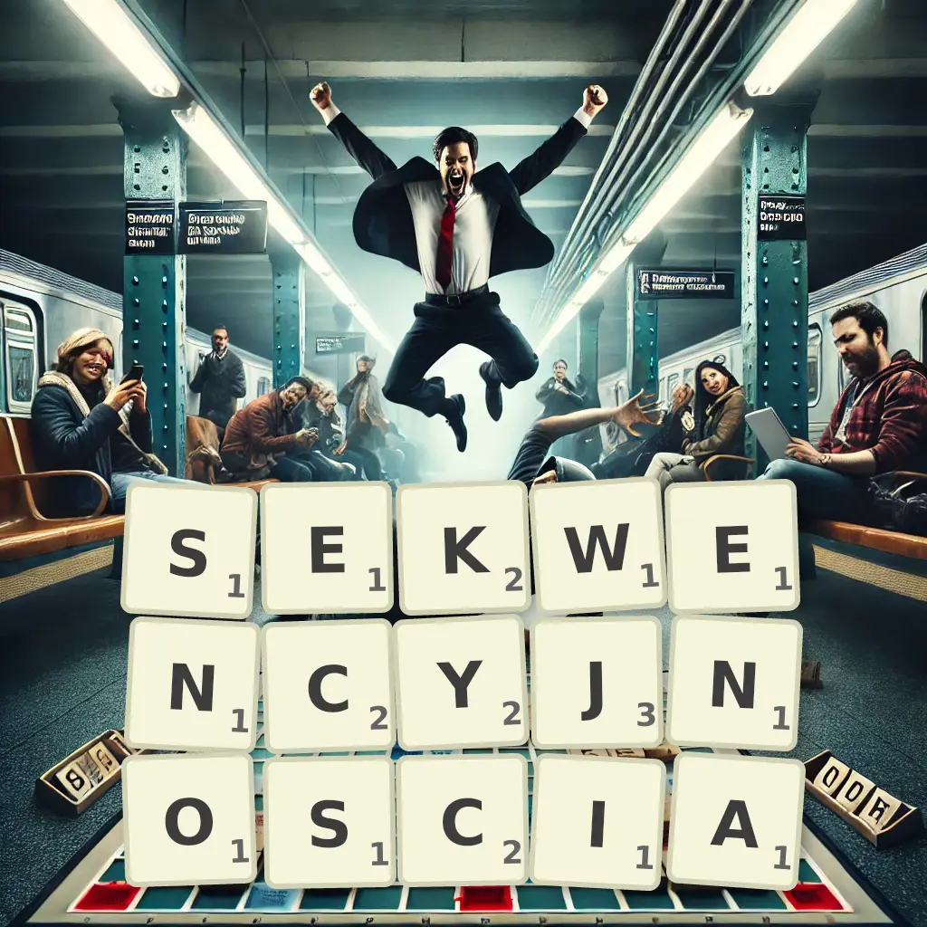 Słowa z liter SEKWENCYJNOŚCIĄ