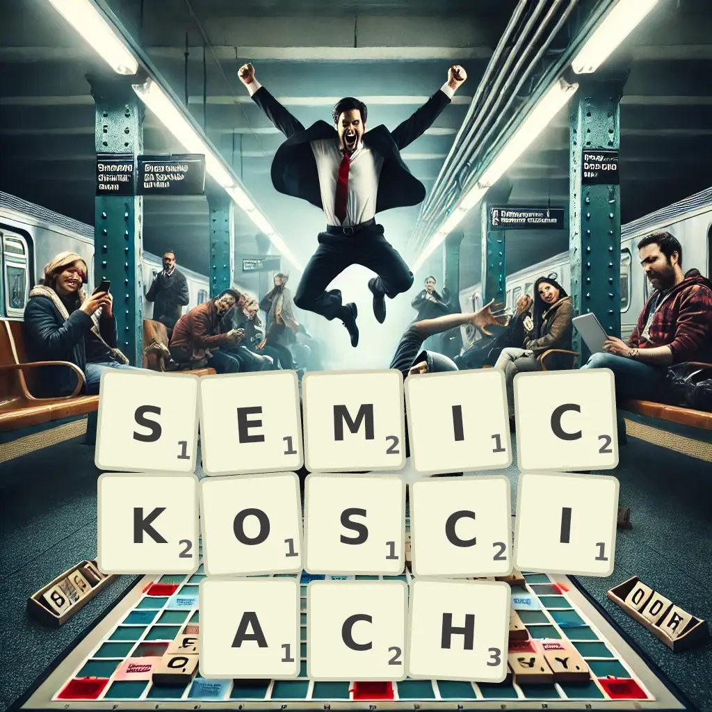 Słowa z liter SEMICKOŚCIACH