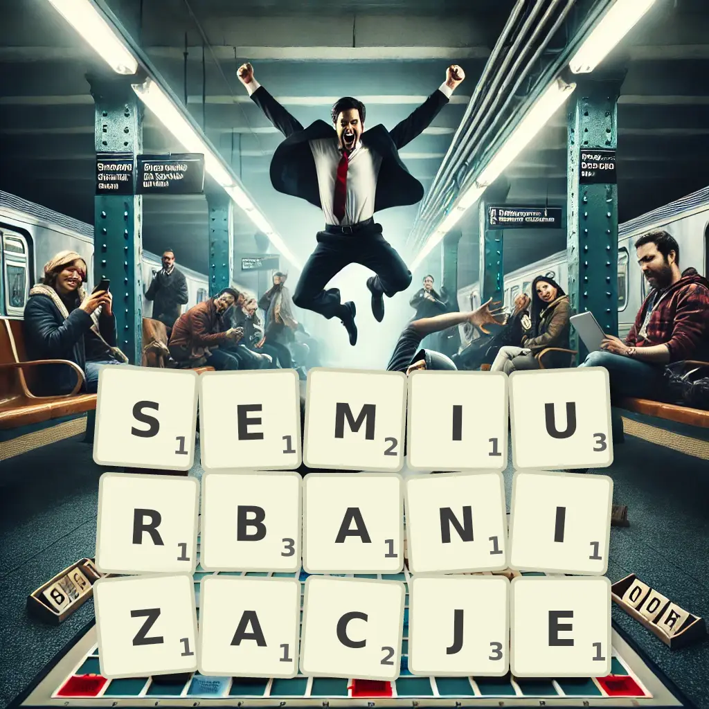Słowa z liter SEMIURBANIZACJE