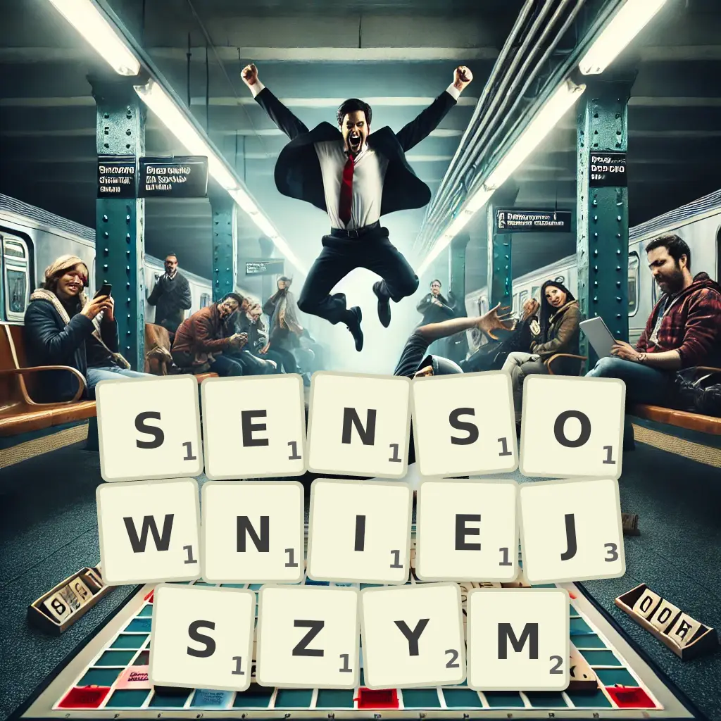 Słowa z liter SENSOWNIEJSZYM