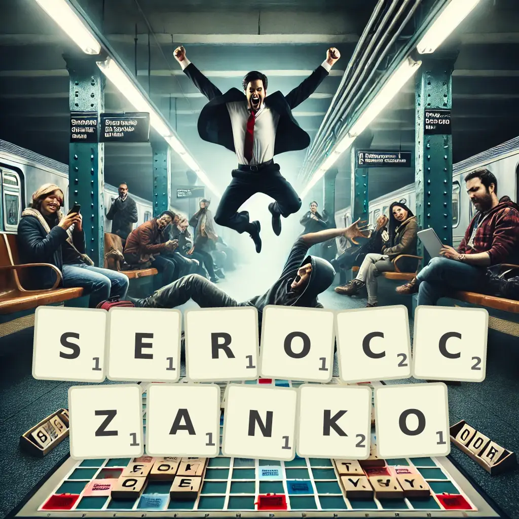 Słowa z liter SEROCCZANKO