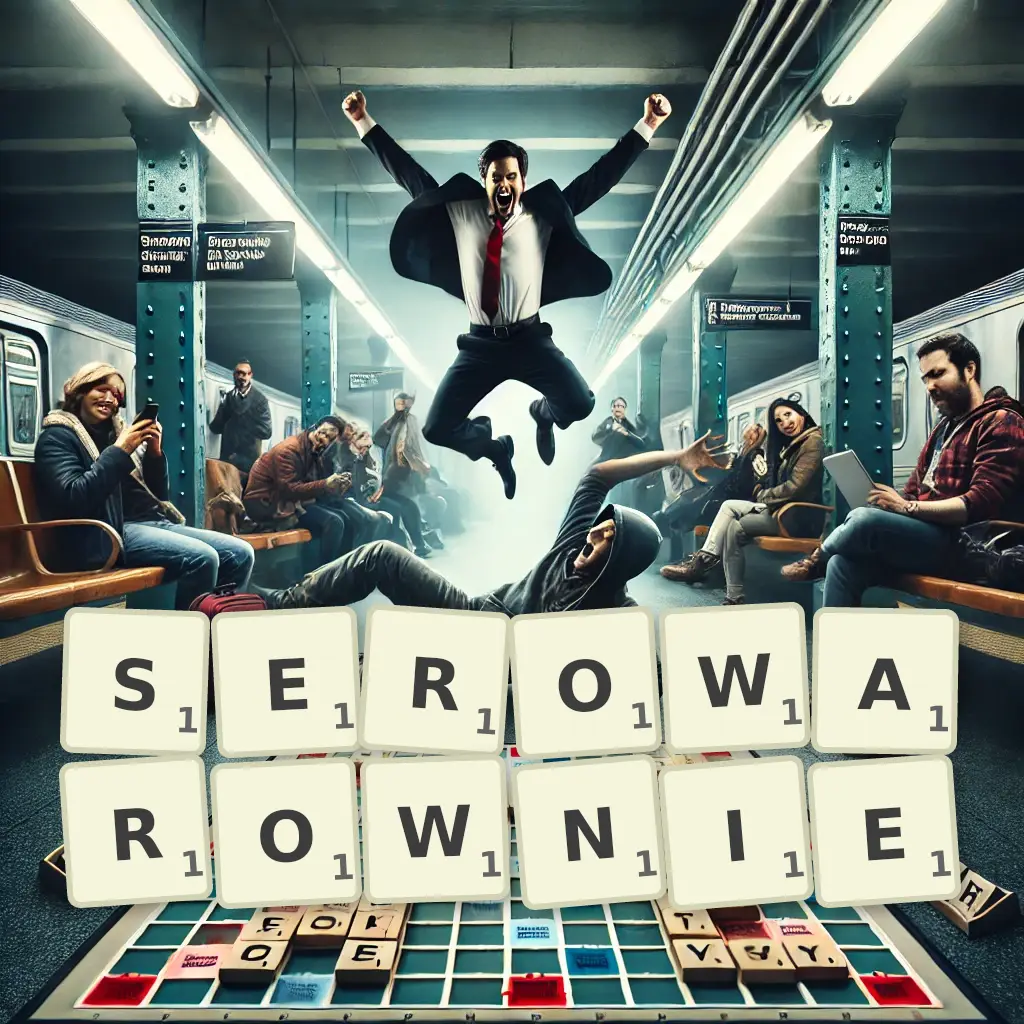 Słowa z liter SEROWAROWNIE