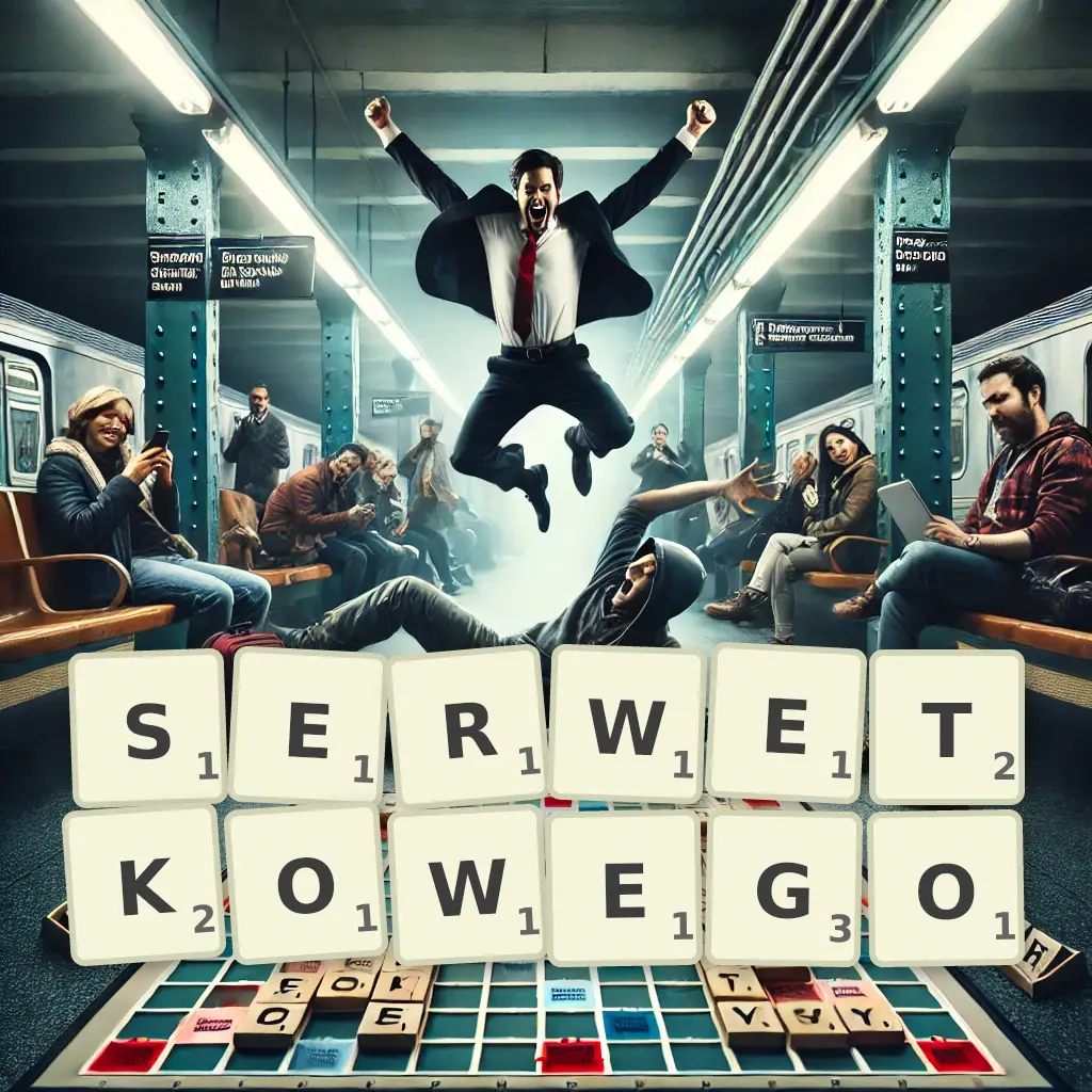 Słowa z liter SERWETKOWEGO