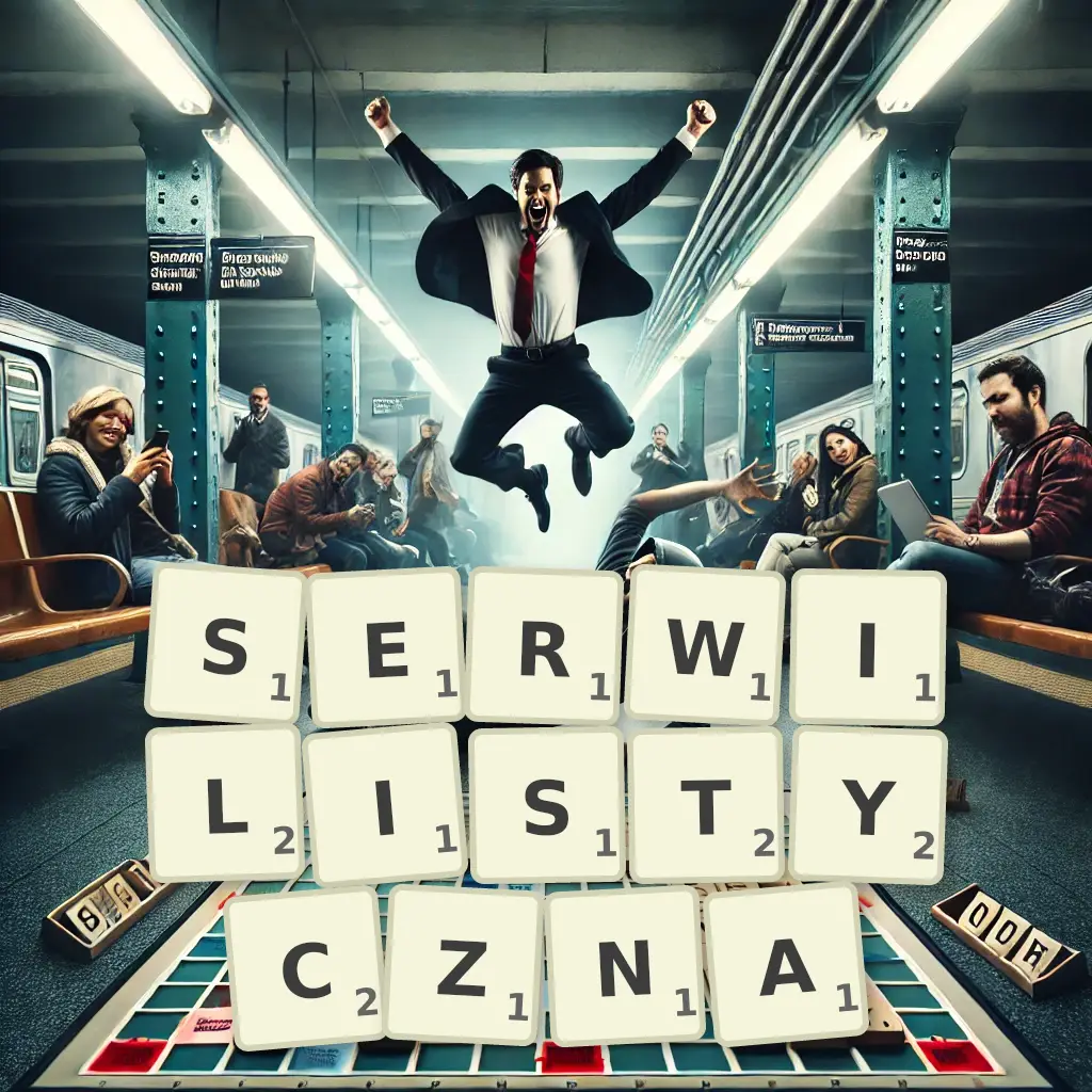Słowa z liter SERWILISTYCZNĄ