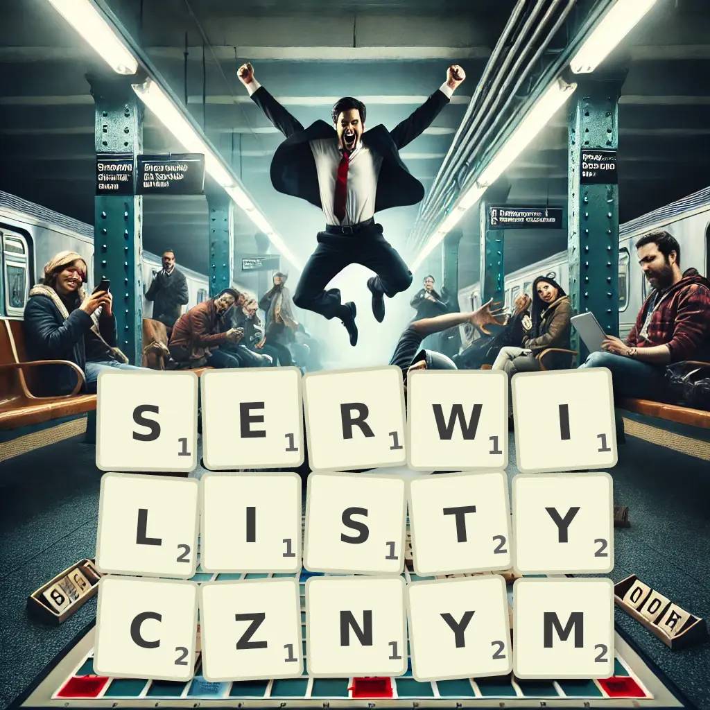 Słowa z liter SERWILISTYCZNYM