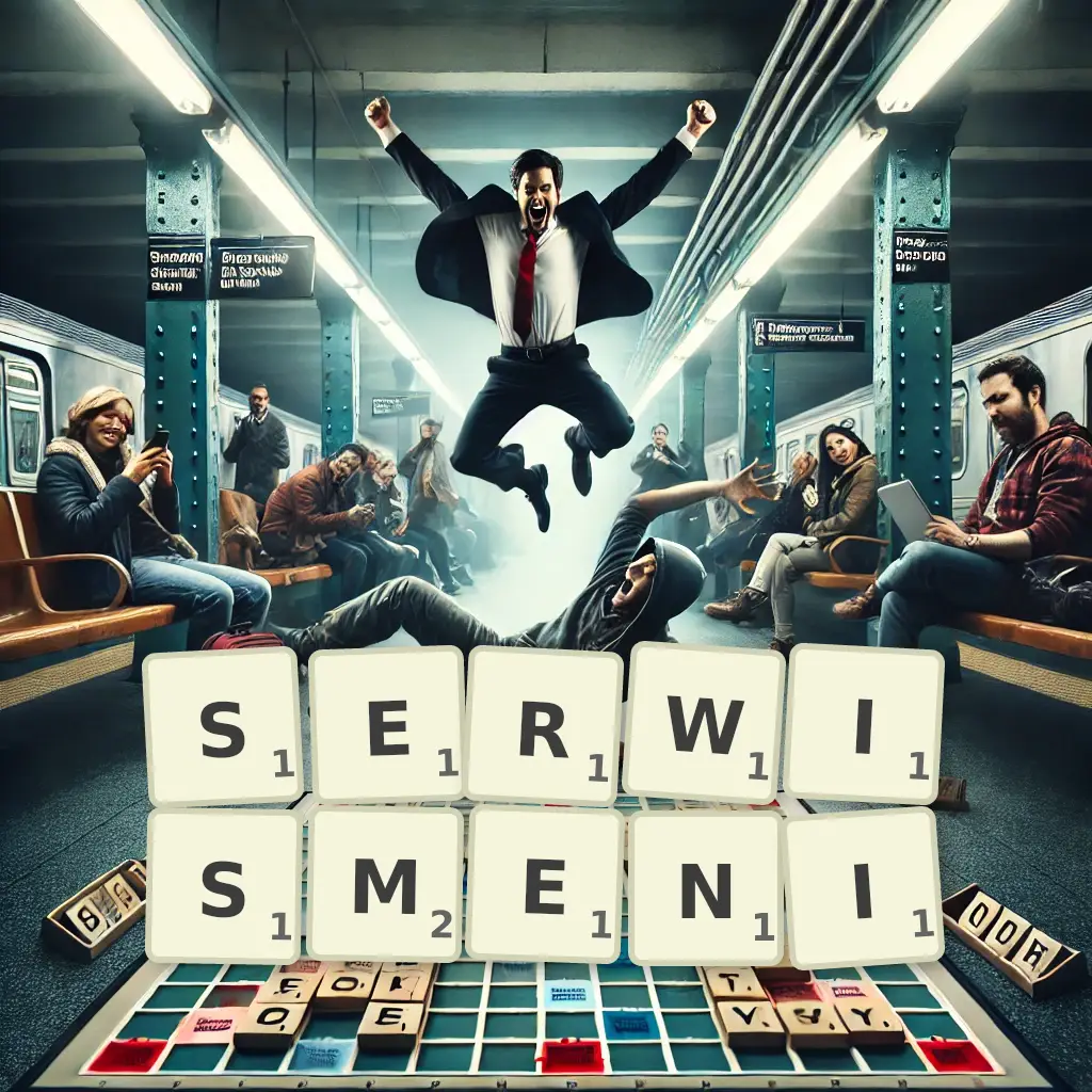 Słowa z liter SERWISMENI