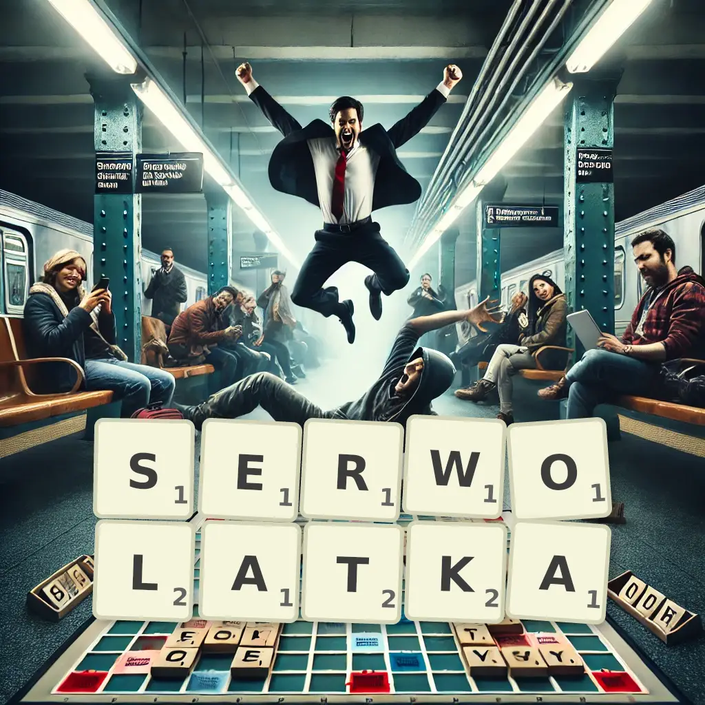 Słowa z liter SERWOLATKA