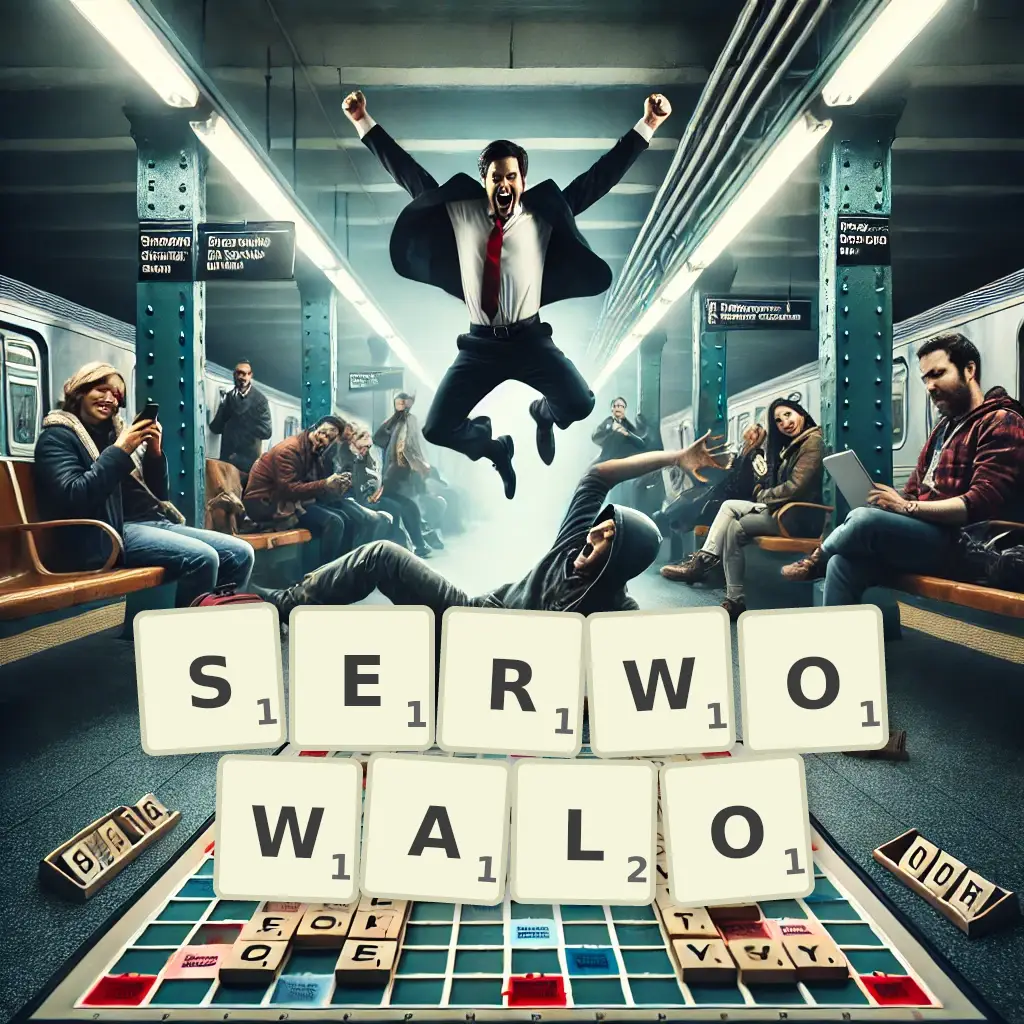 Słowa z liter SERWOWAŁO