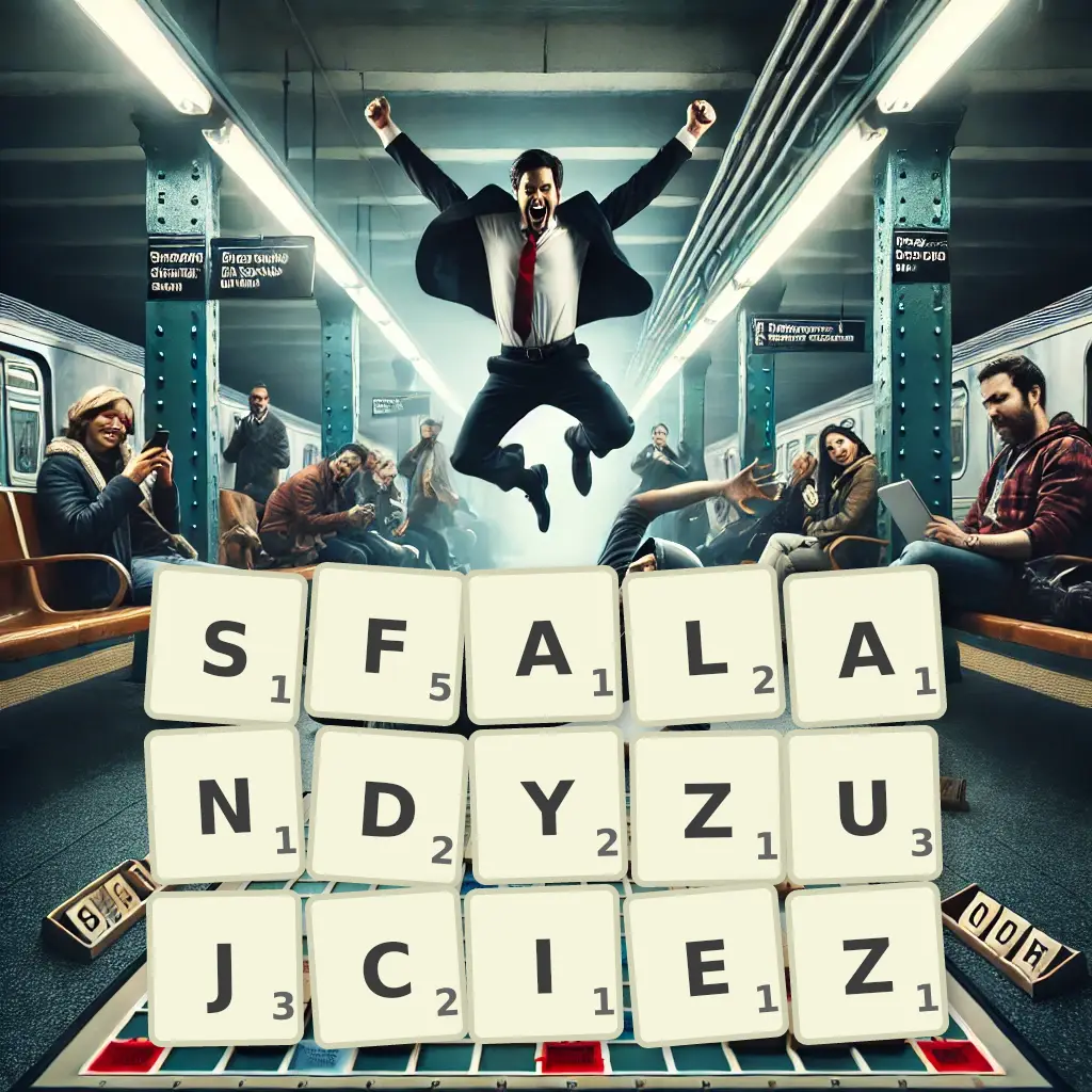 Słowa z liter SFALANDYZUJCIEŻ