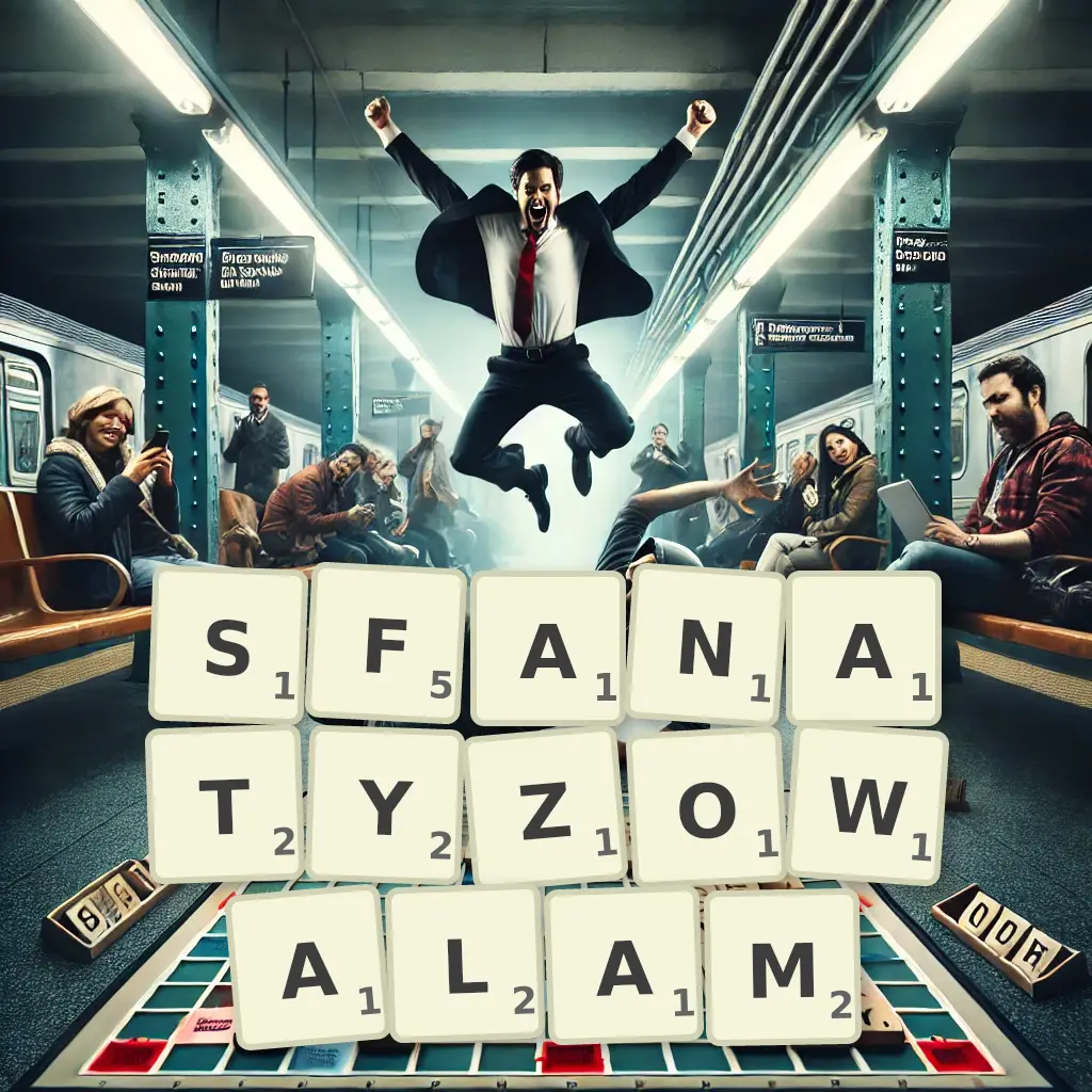 Słowa z liter SFANATYZOWAŁAM