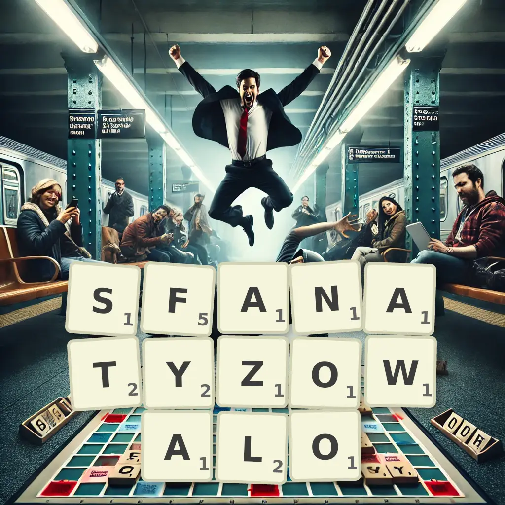 Słowa z liter SFANATYZOWAŁO