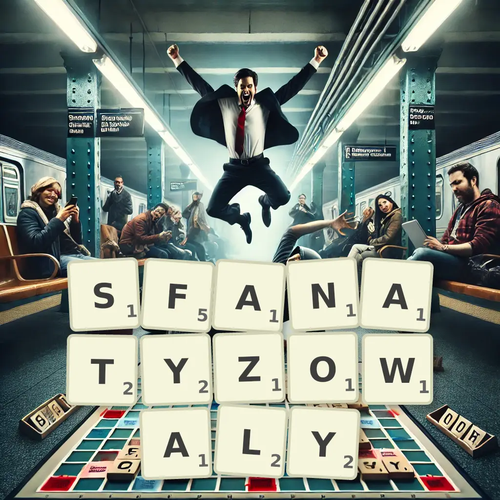 Słowa z liter SFANATYZOWAŁY