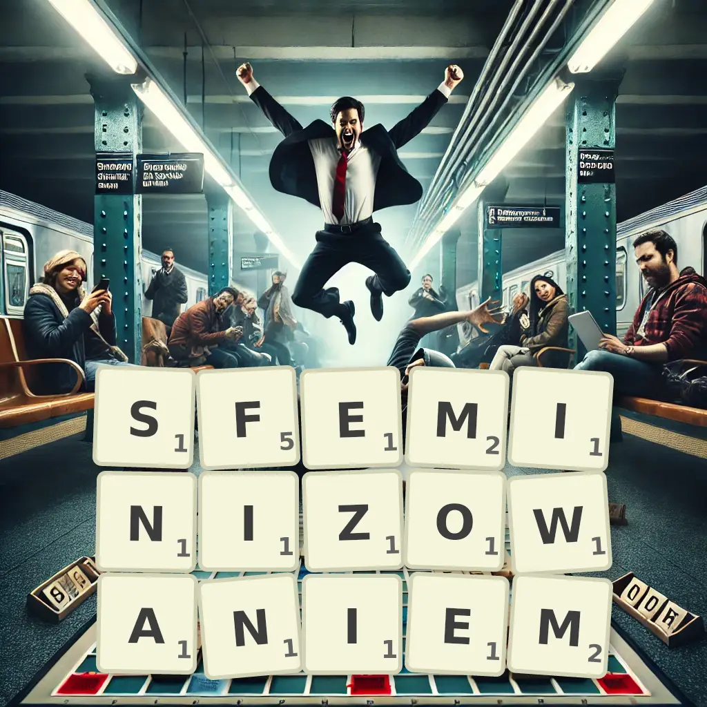 Słowa z liter SFEMINIZOWANIEM