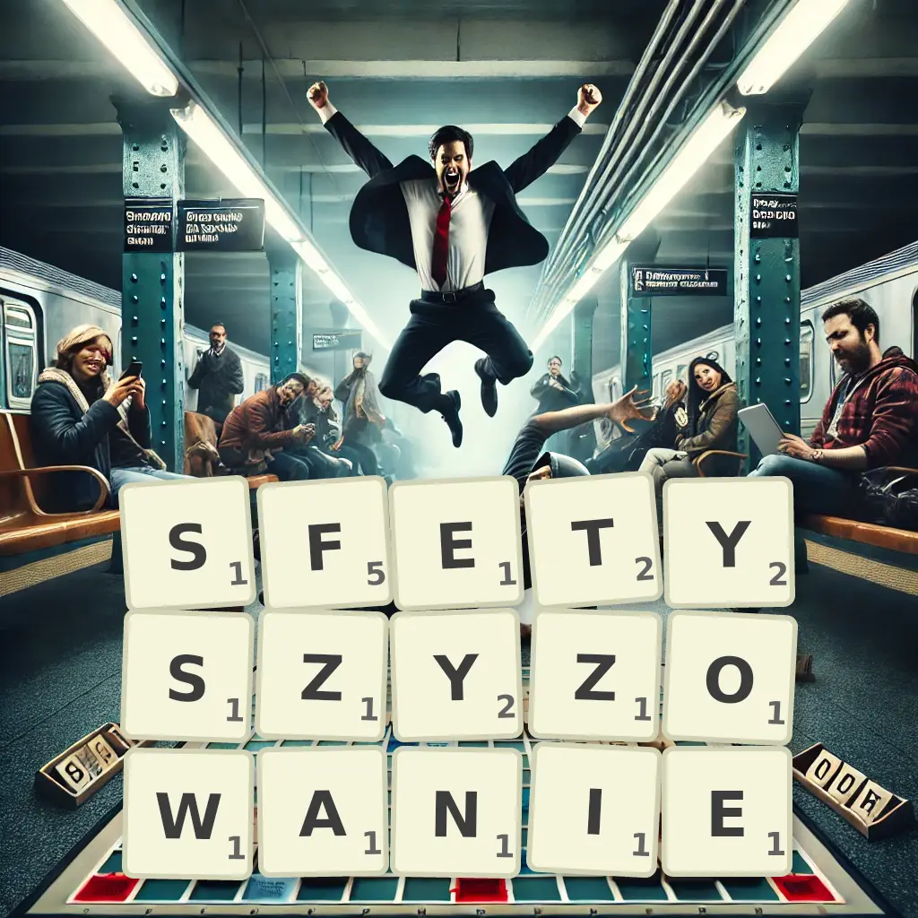 Słowa z liter SFETYSZYZOWANIE
