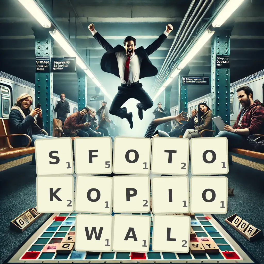 Słowa z liter SFOTOKOPIOWAŁ