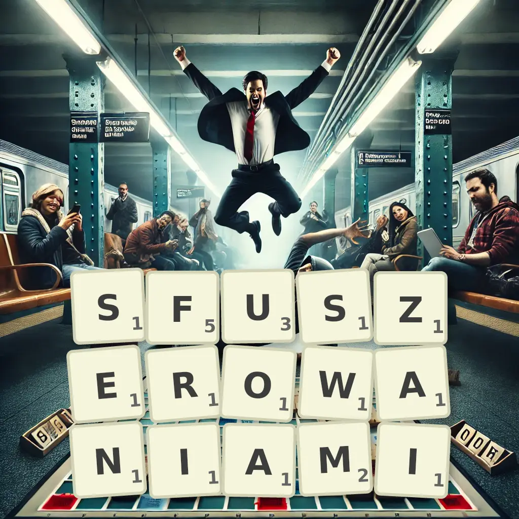 Słowa z liter SFUSZEROWANIAMI
