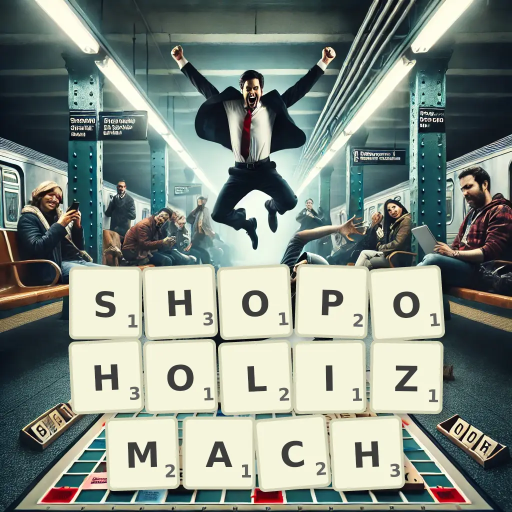 Słowa z liter SHOPOHOLIZMACH