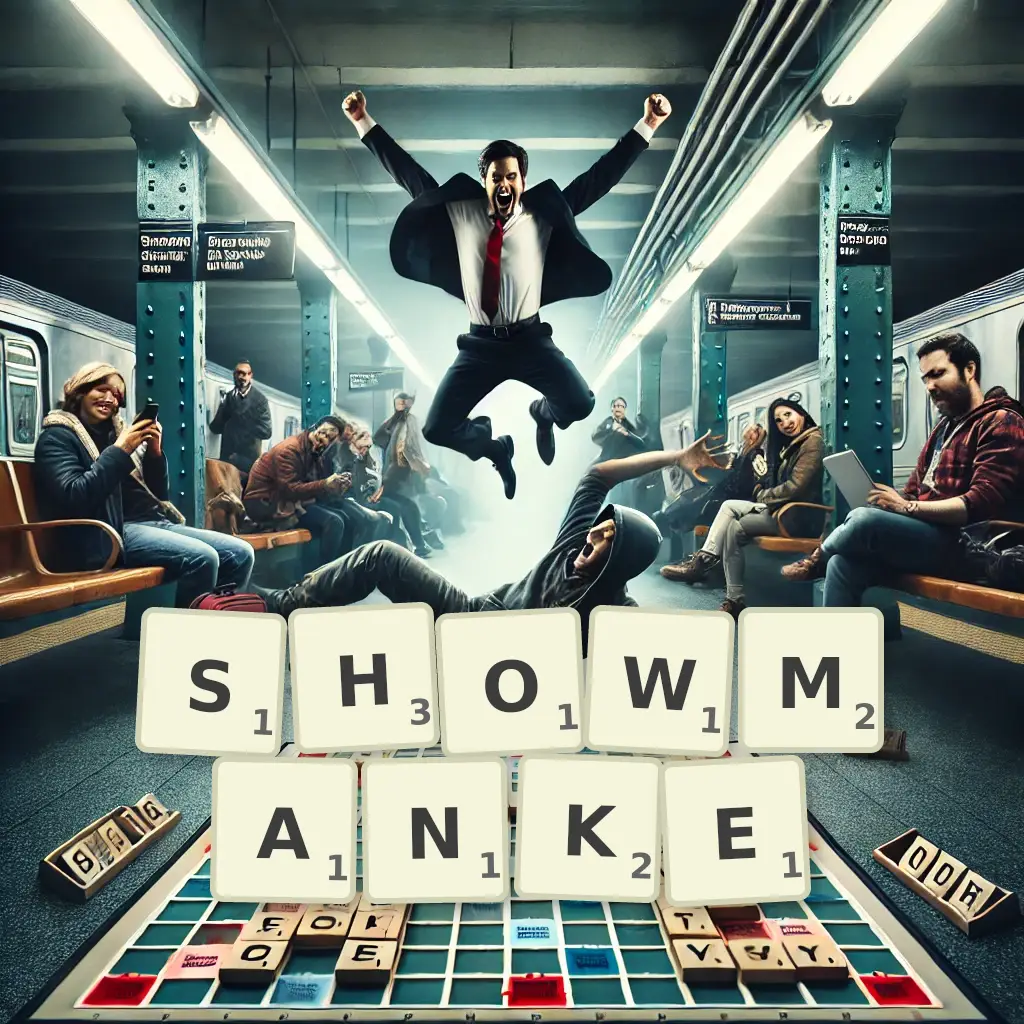 Słowa z liter SHOWMANKĘ