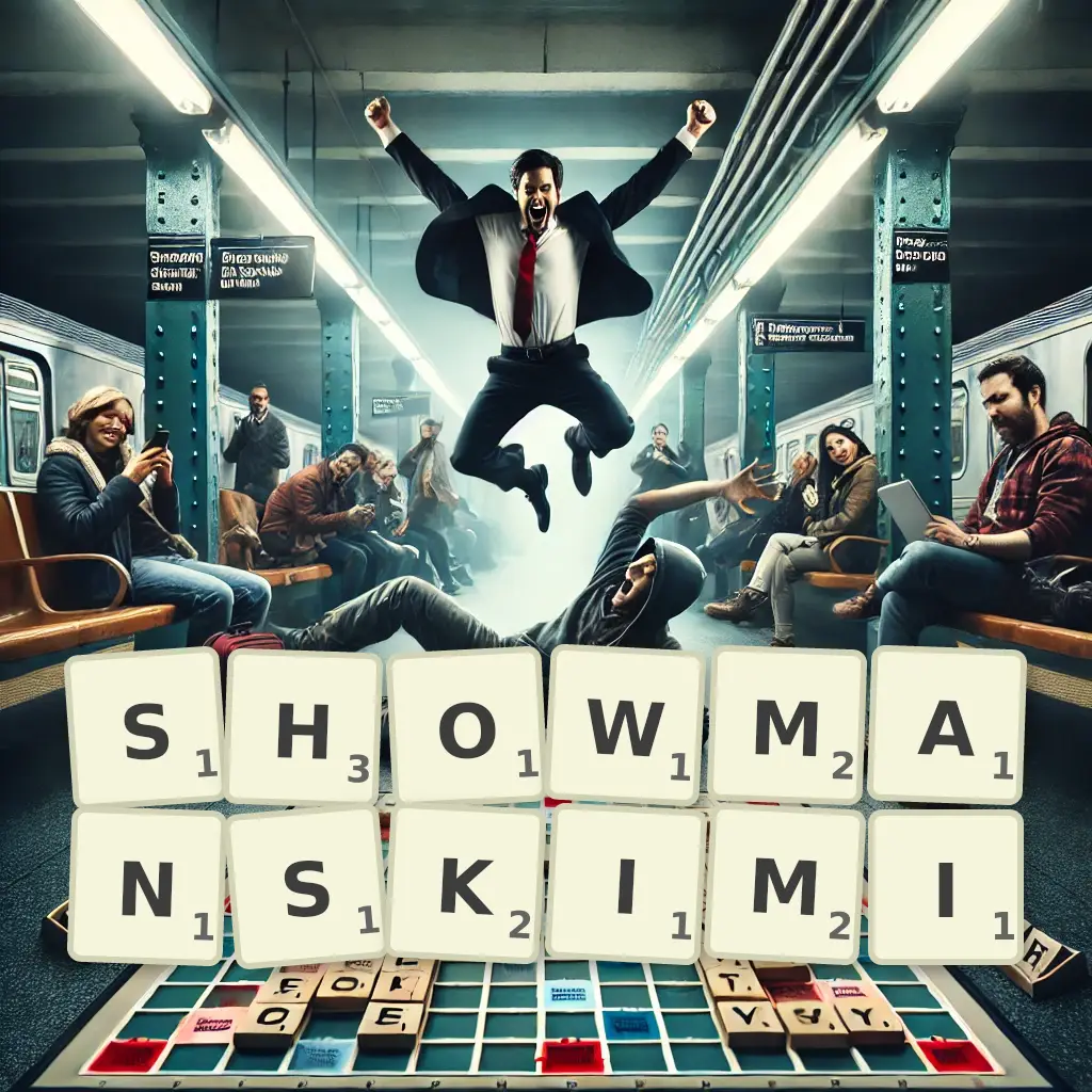 Słowa z liter SHOWMAŃSKIMI