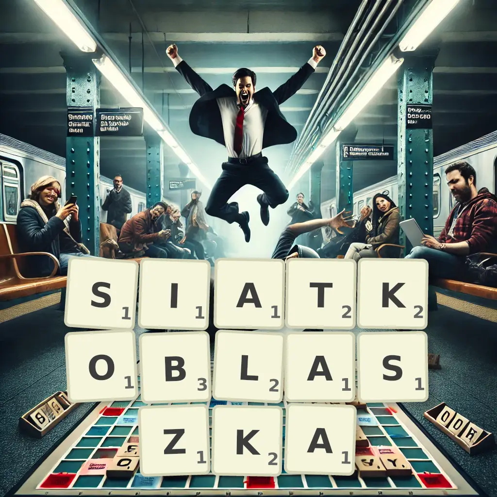 Słowa z liter SIATKOBLASZKA