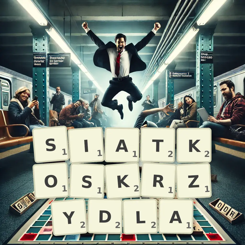 Słowa z liter SIATKOSKRZYDŁĄ
