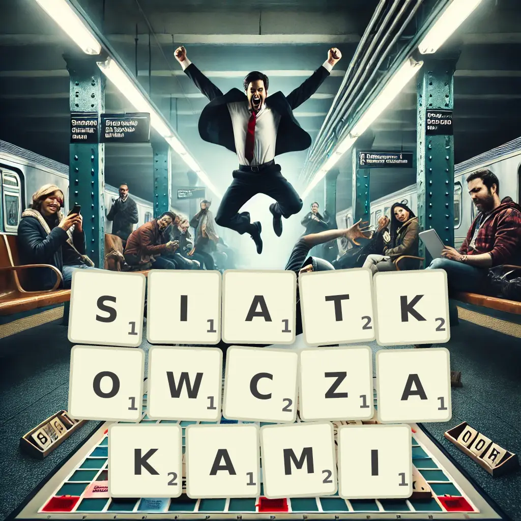 Słowa z liter SIATKÓWCZAKAMI