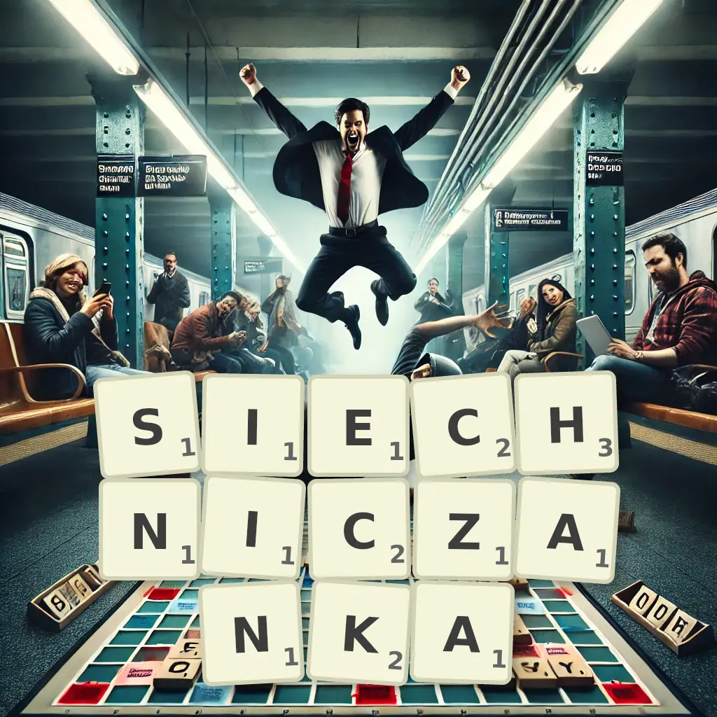 Słowa z liter SIECHNICZANKĄ